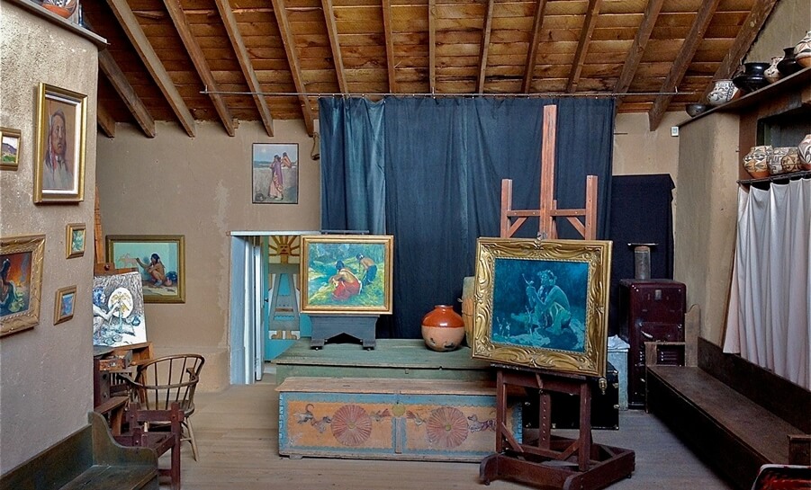 Couse Studio interior