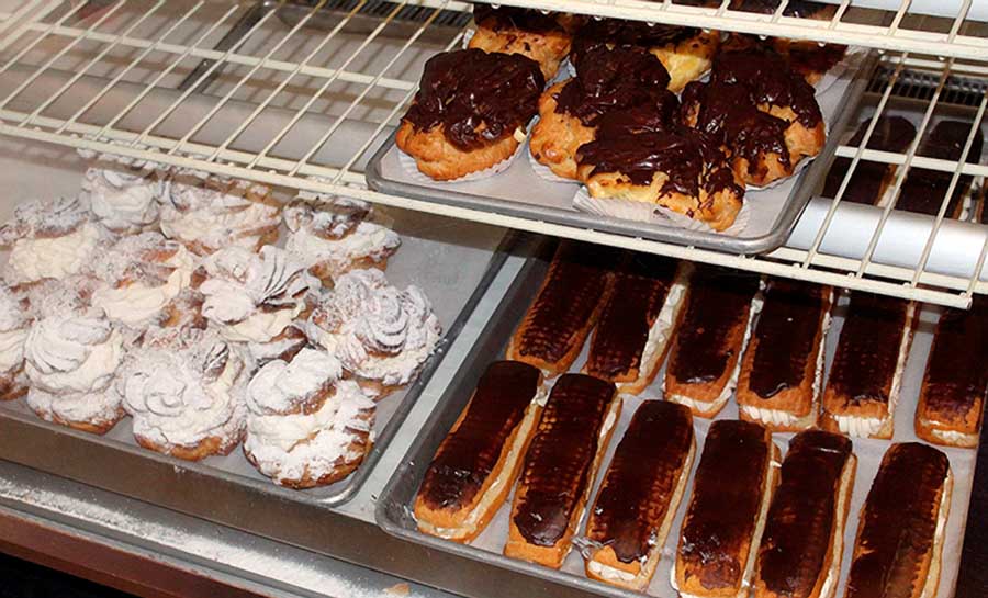 Fresh baked pastries