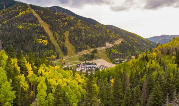 Taos Ski Valley in the fall