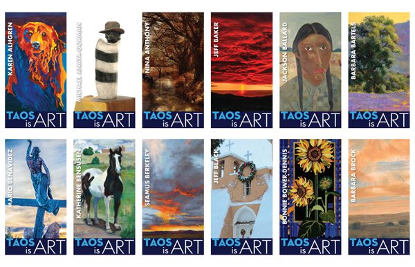 T group of Taos art banners