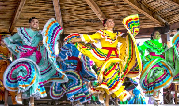 Tranditional dancers at the Taos Fiestas