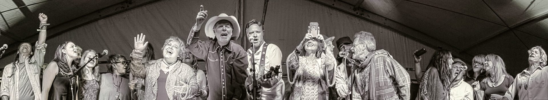 Many performers take the stage at Michael Hearne's Big Barn Dance