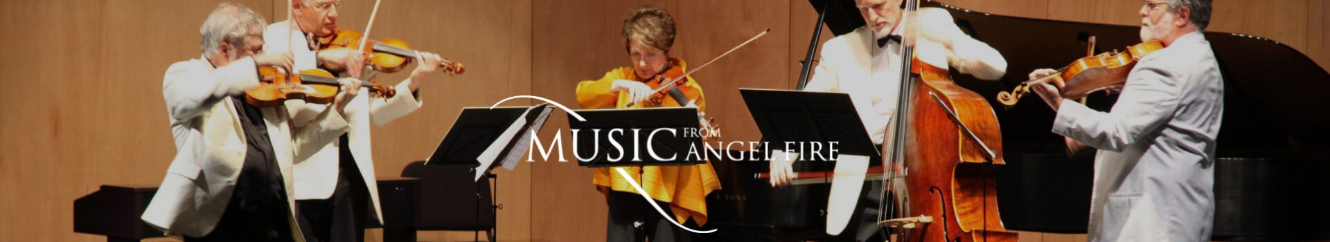 Classical musicians perform during Music From Angel Fire