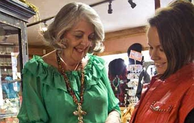 Two women shopping in a Red River Shop