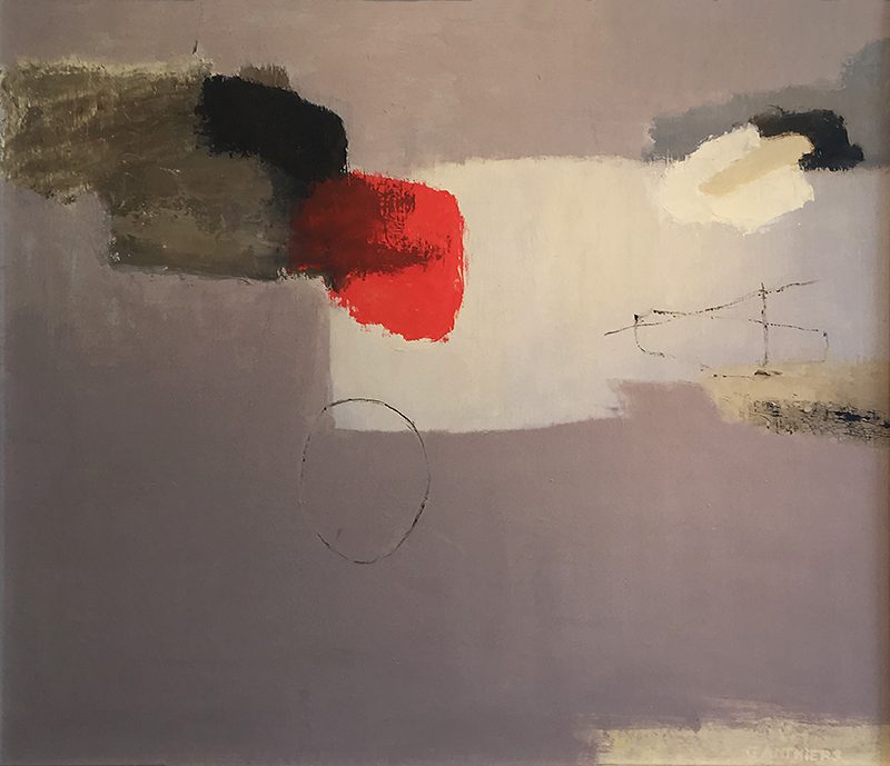 Louise Ganthiers (1907-1982), Directions, 28 x 32  oil on board, circa 1950s